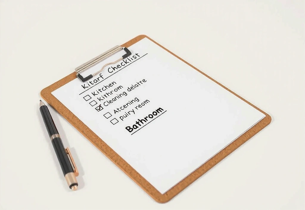 Service checklist and verification document